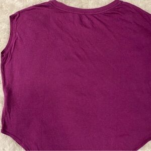 Vibrant Sleeveless Magenta Muscle Tee